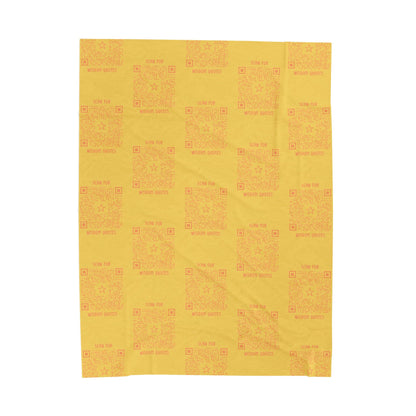 Inspiration – Blanket – Yellow – Scan for Wisdom Quotes - QR NATION