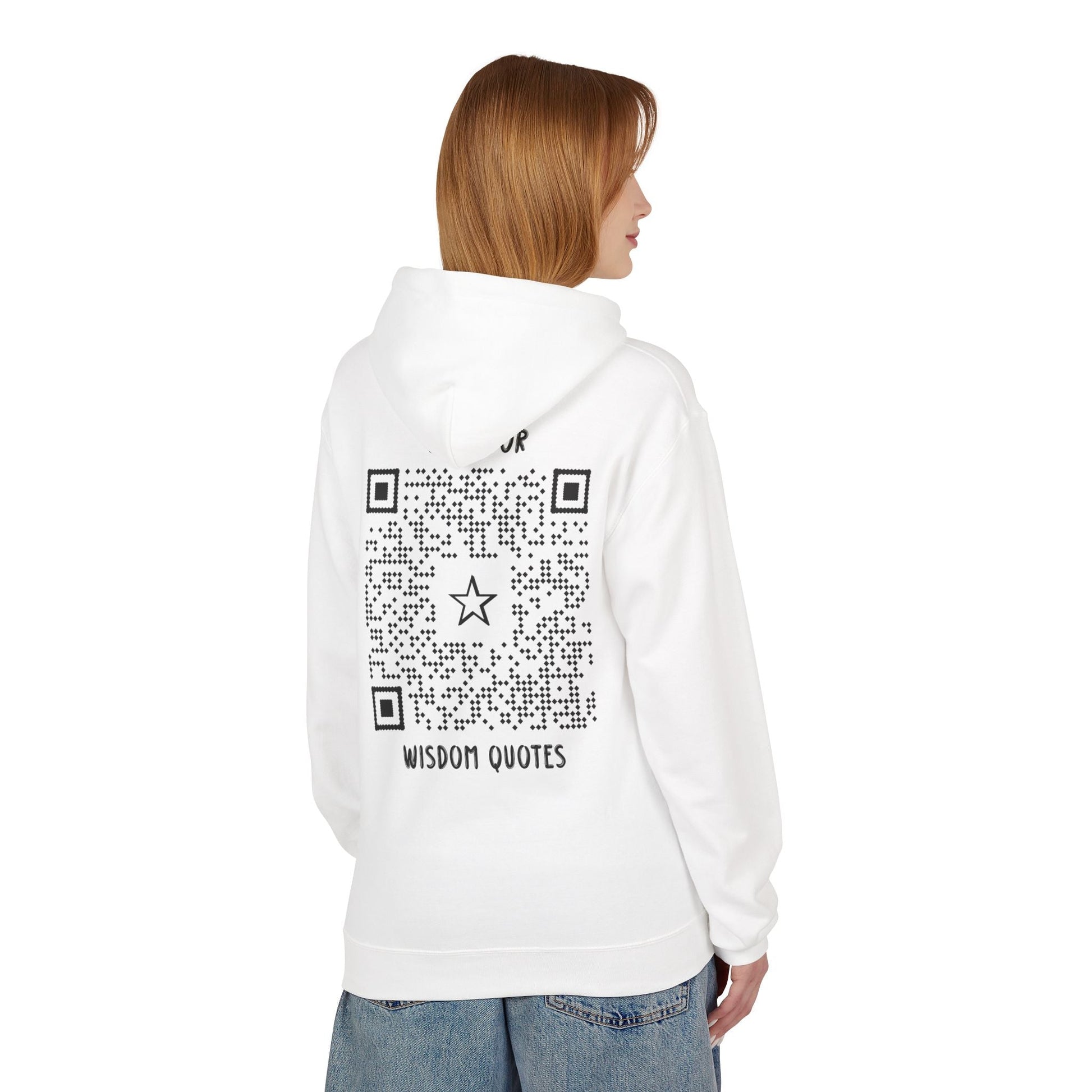 Inspiration – Hoodie – Scan for Wisdom Quotes - QR NATION