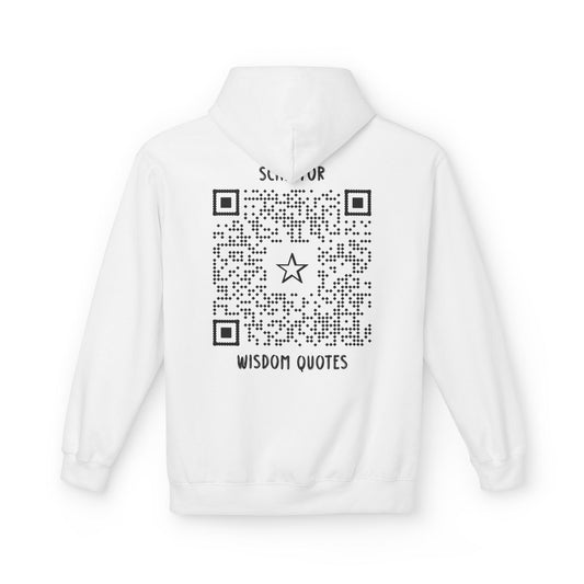 Inspiration – Hoodie – Scan for Wisdom Quotes - QR NATION