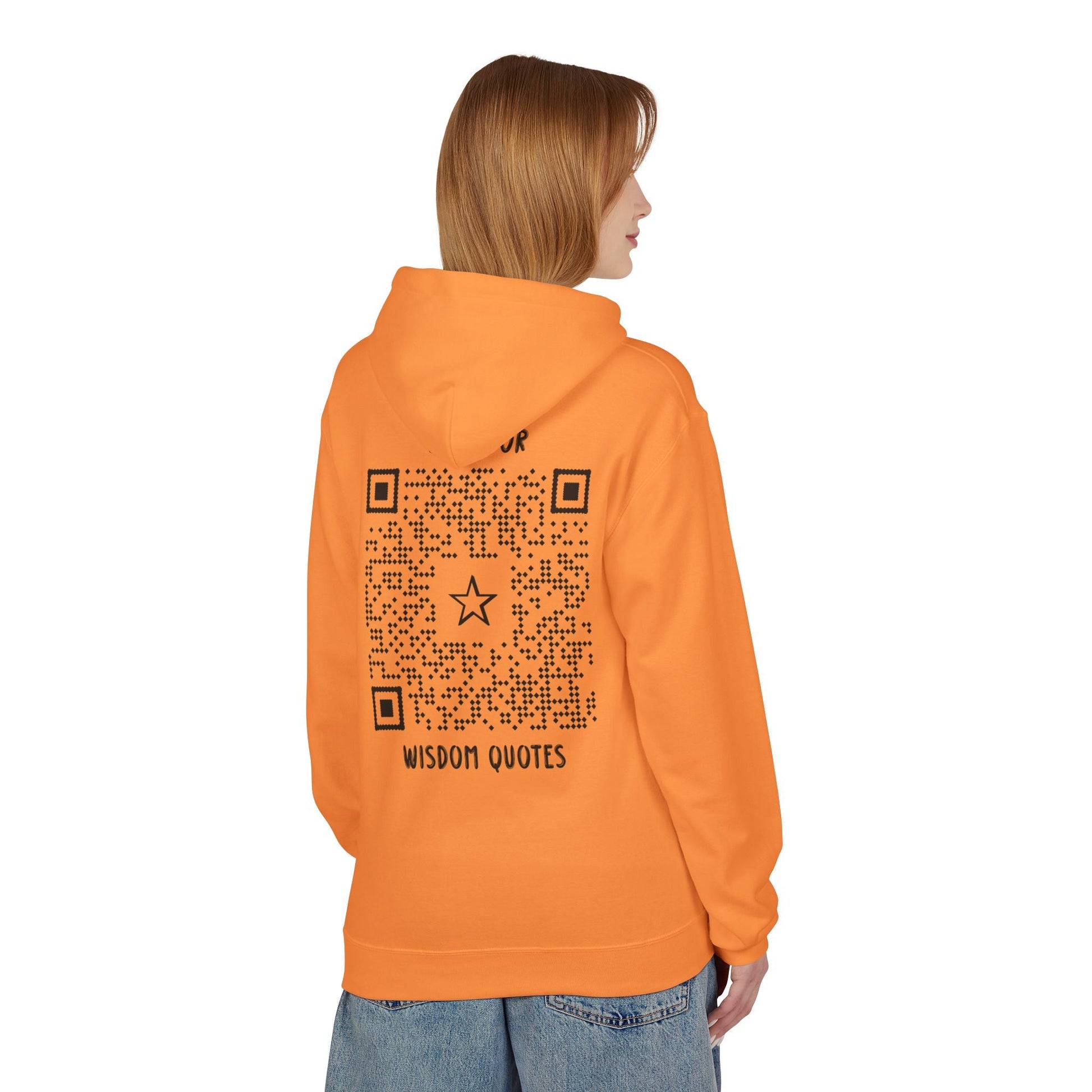 Inspiration – Hoodie – Scan for Wisdom Quotes - QR NATION