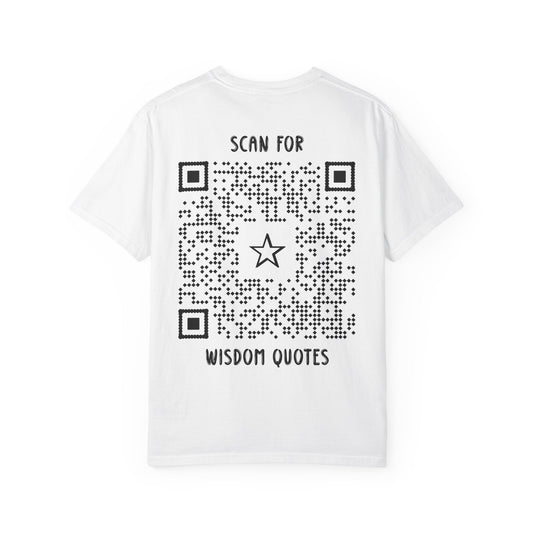 Inspiration – T-shirt – Scan for Wisdom Quotes - QR NATION