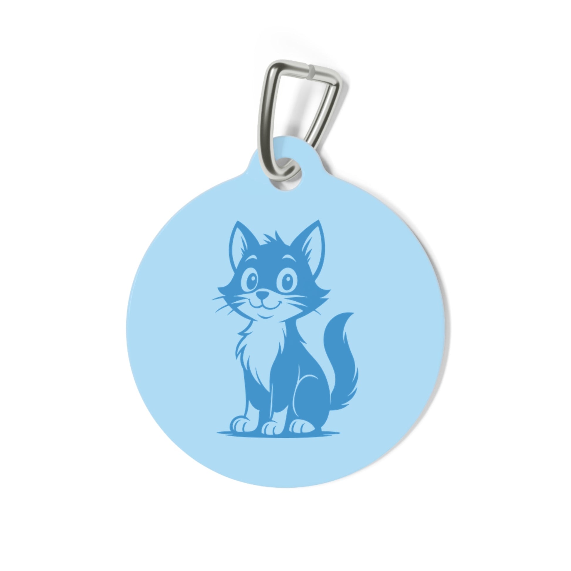 Lost & Found – Cat Tag – Blue – Scan Me If I'm Lost - QR NATION