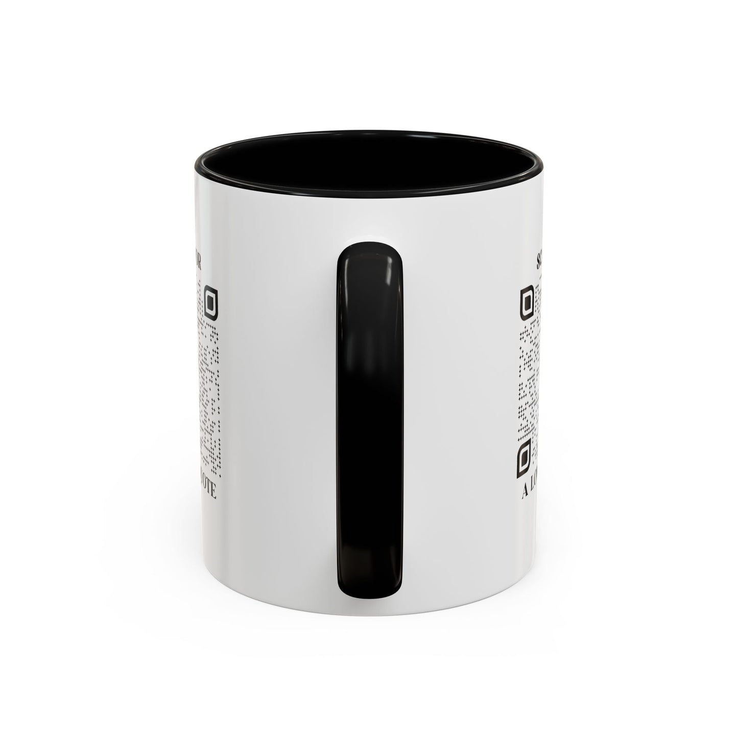 Love – Mug – Black – Scan for a Love Quote - QR NATION