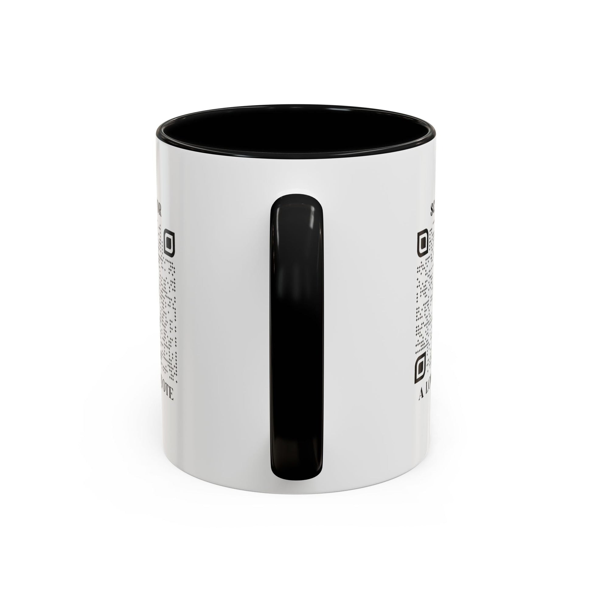 Love – Mug – Black – Scan for a Love Quote - QR NATION