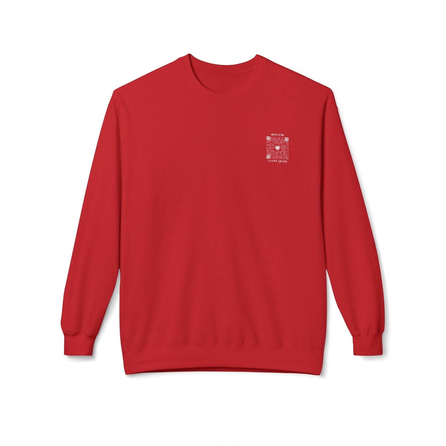Love – Sweatshirt – Scan for a Love Quote - QR NATION