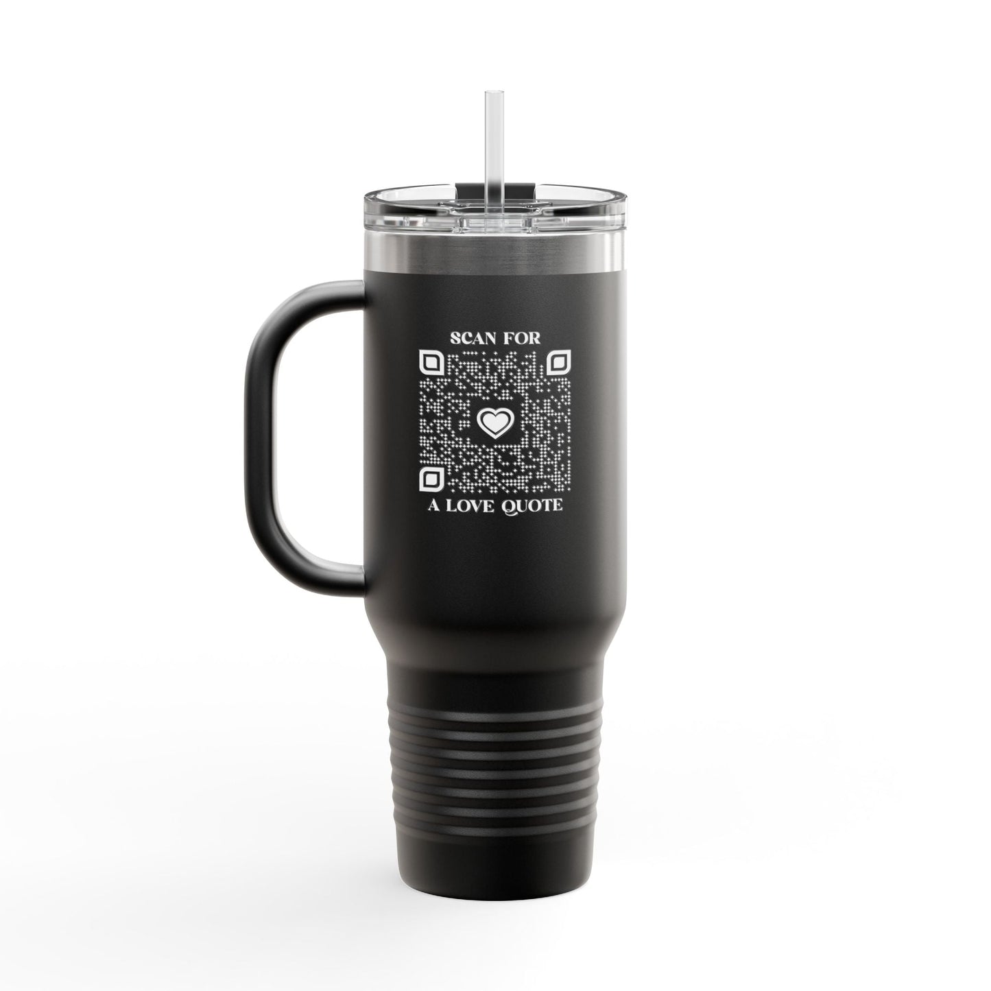 Love – Travel Mug – Scan for a Love Quote - QR NATION