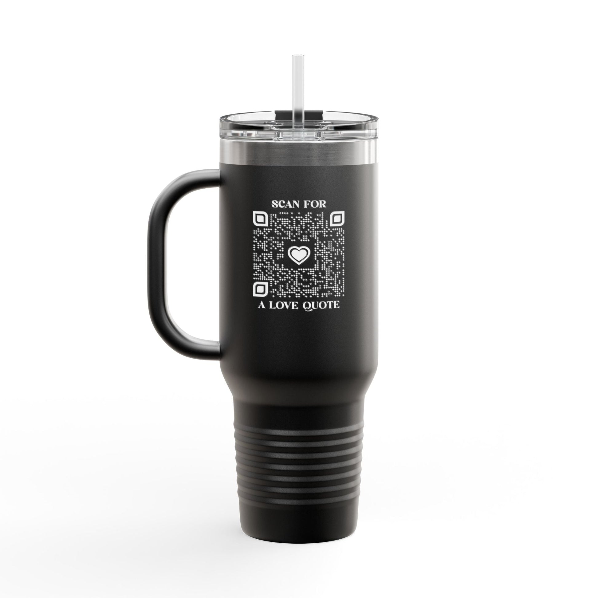 Love – Travel Mug – Scan for a Love Quote - QR NATION