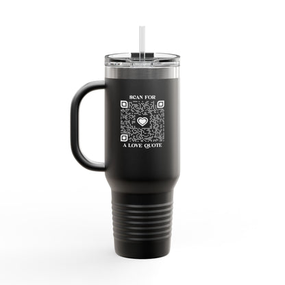 Love – Travel Mug – Scan for a Love Quote - QR NATION