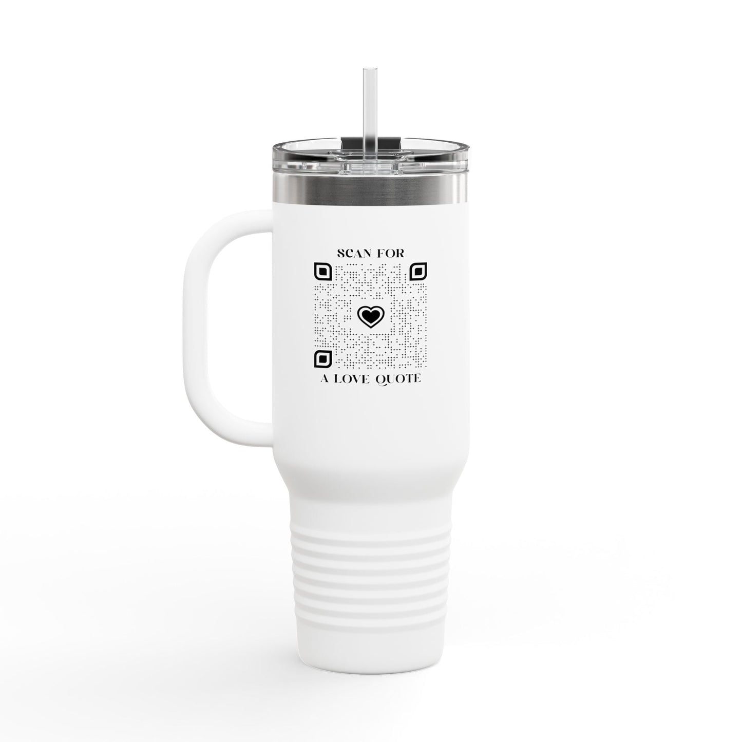 Love – Travel Mug – Scan for a Love Quote - QR NATION