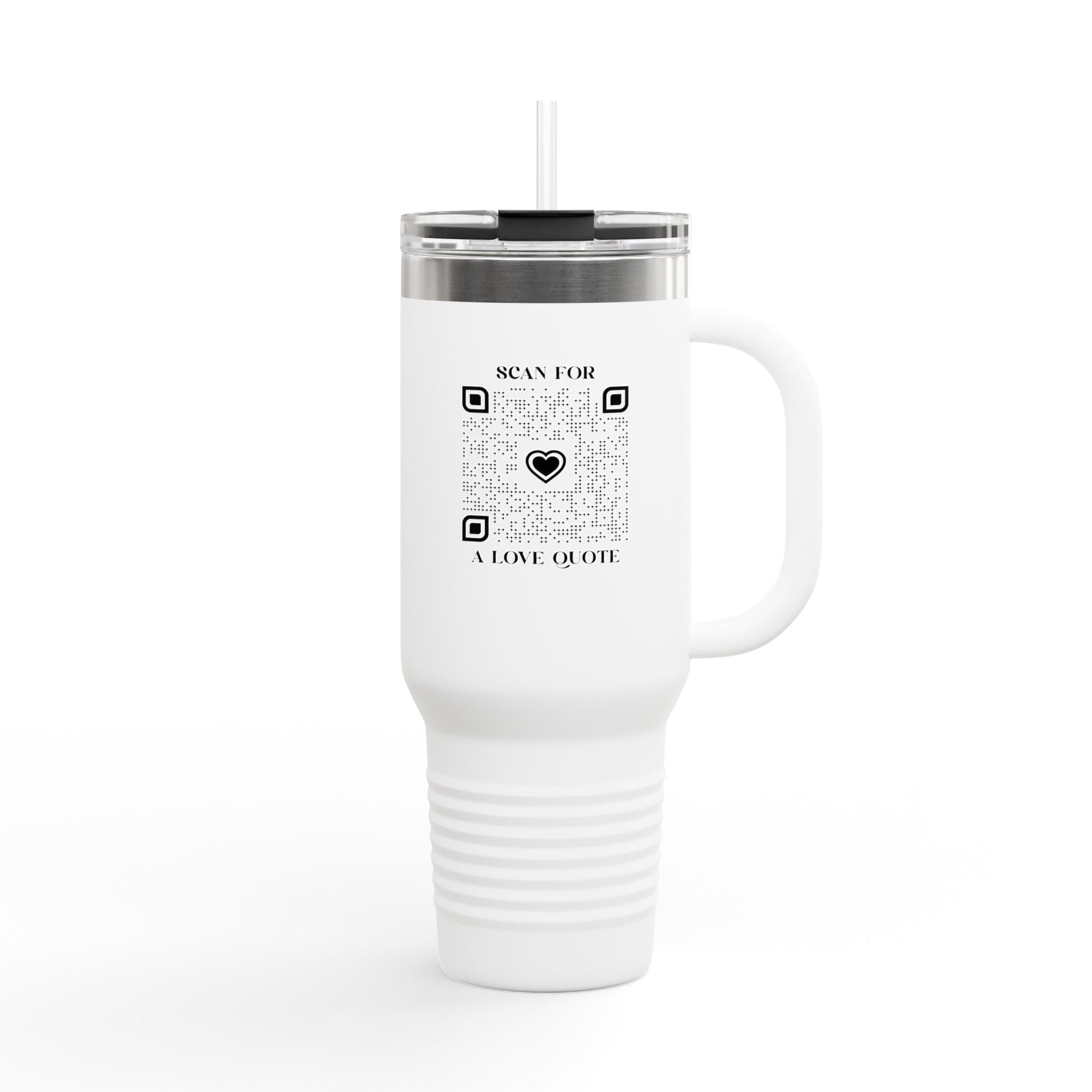 Love – Travel Mug – Scan for a Love Quote - QR NATION