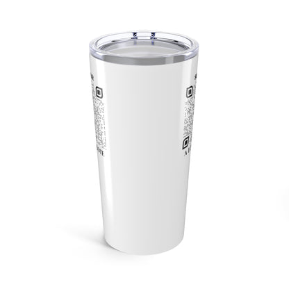Love – Tumbler – White – Scan for a Love Quote - QR NATION