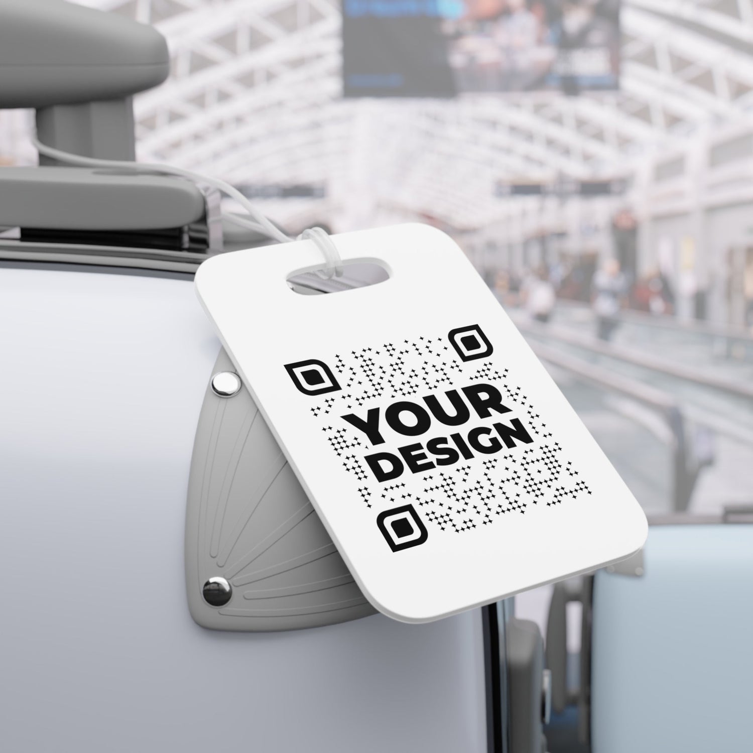 Luggage Tag – White - QR NATION