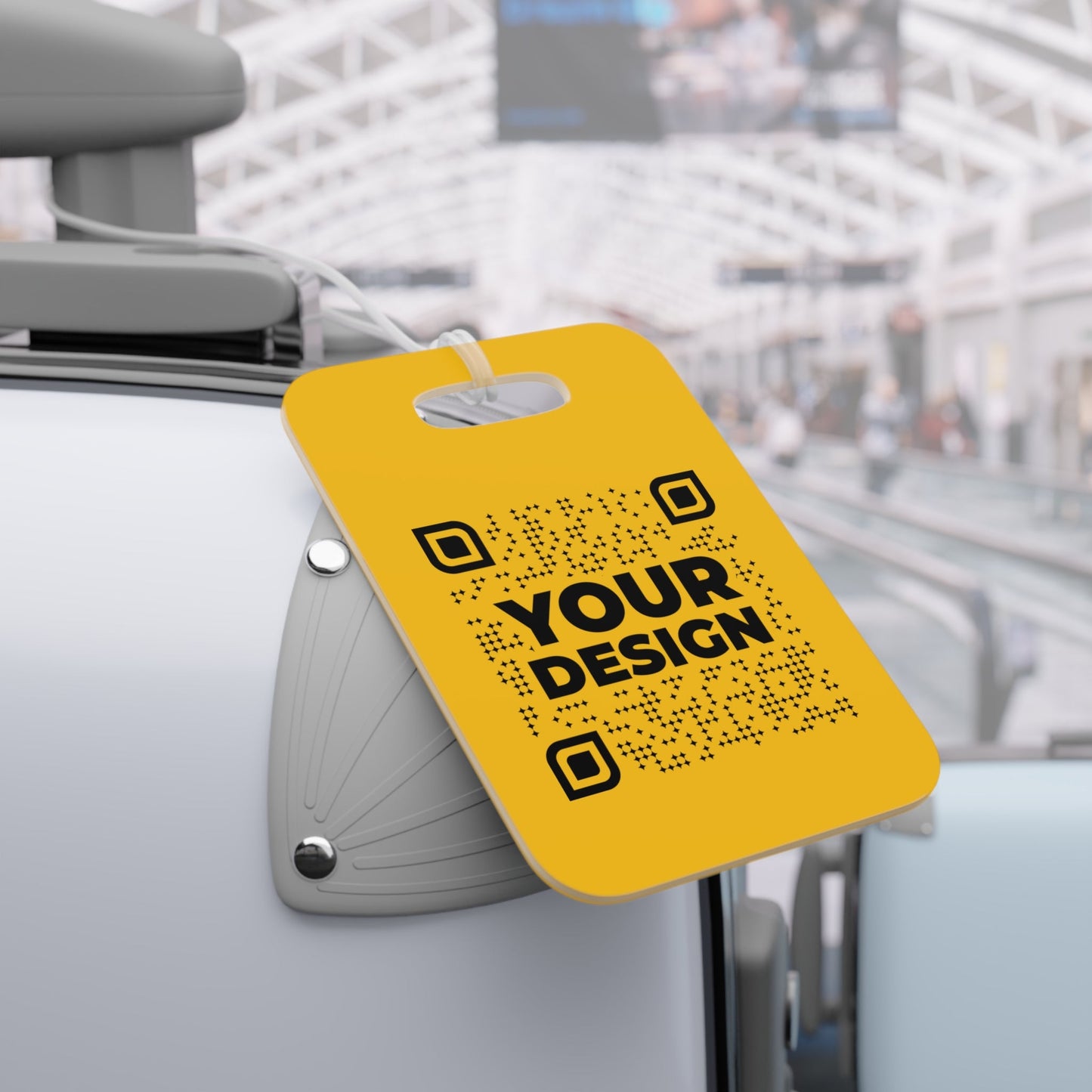Luggage Tag – Yellow - QR NATION
