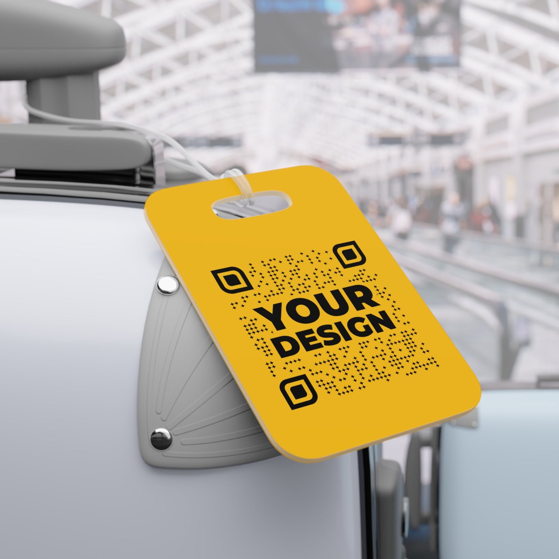 Luggage Tag – Yellow - QR NATION