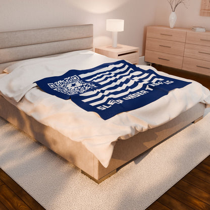 Patriot – Blanket – Dark Blue – Sleep Under the Flag - QR NATION