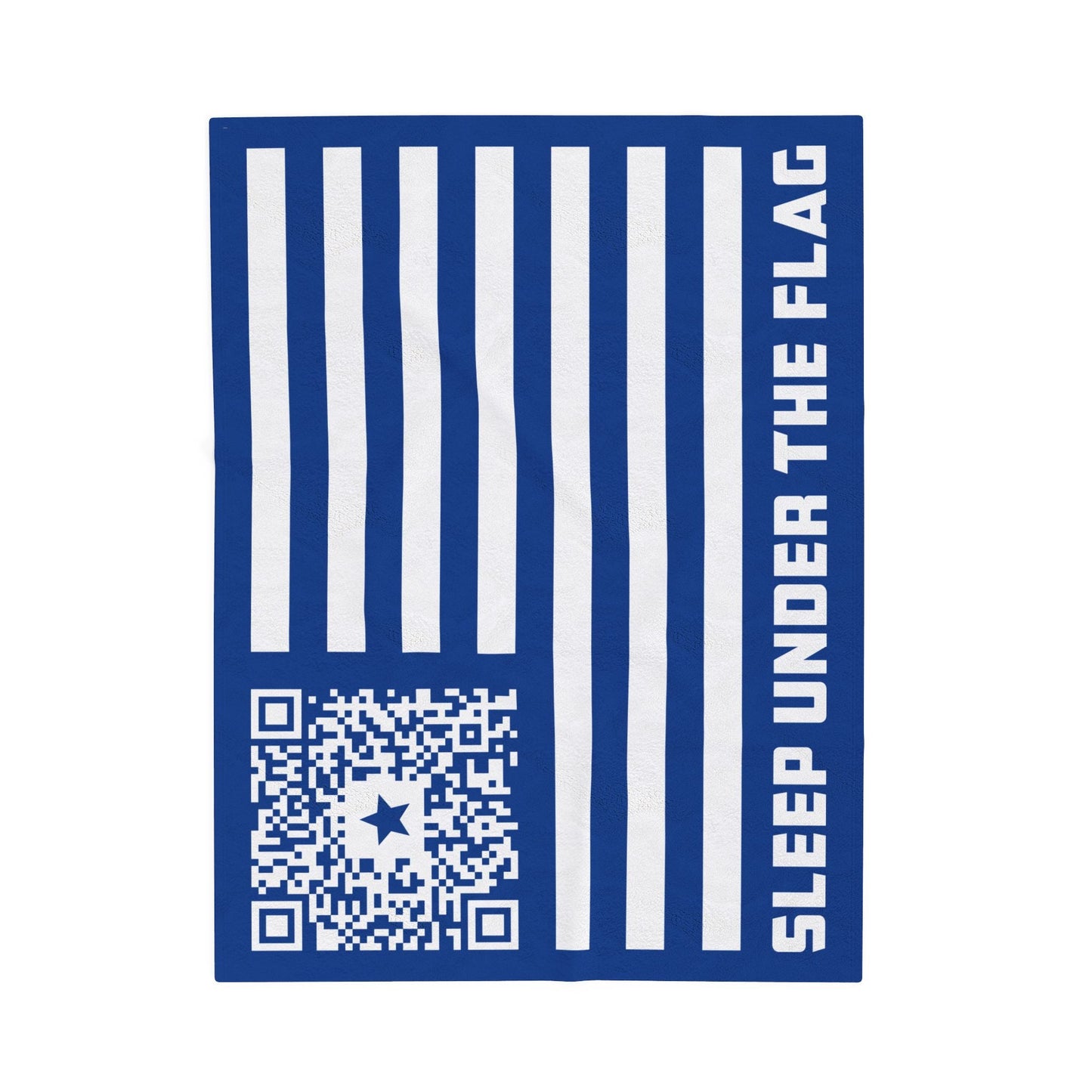 Patriot – Blanket – Dark Blue – Sleep Under the Flag - QR NATION