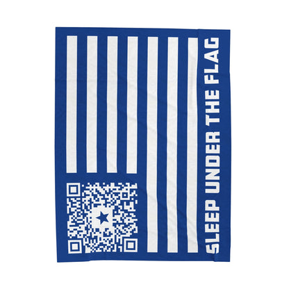 Patriot – Blanket – Dark Blue – Sleep Under the Flag - QR NATION