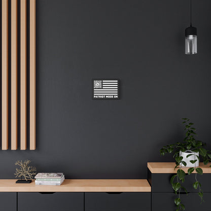 Patriot – Canvas – Black – Patriot Mode On - QR NATION