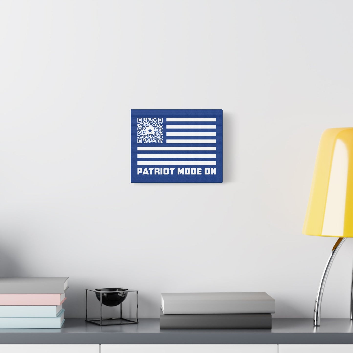 Patriot – Canvas – Dark Blue – Patriot Mode On - QR NATION