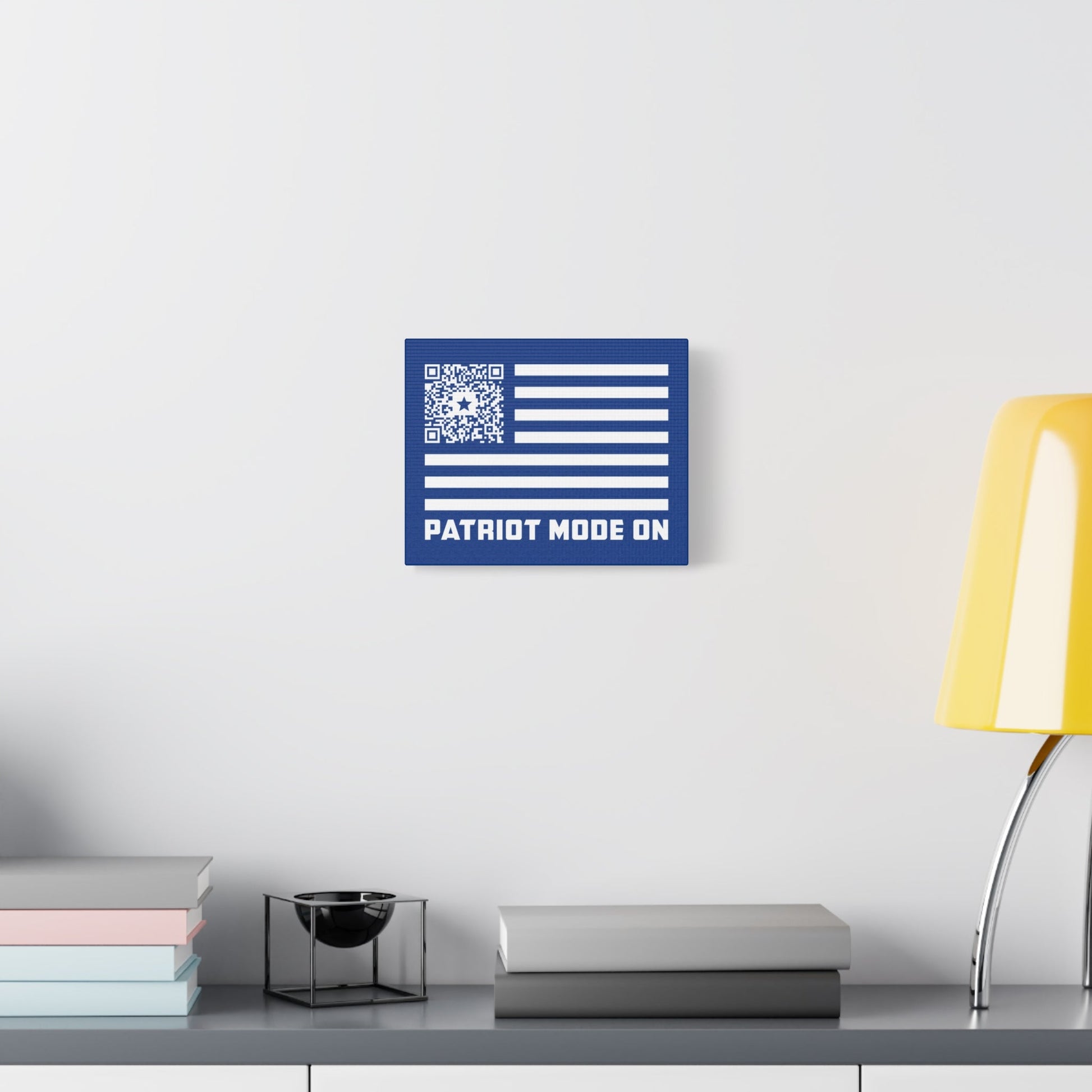 Patriot – Canvas – Dark Blue – Patriot Mode On - QR NATION