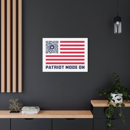 Patriot – Canvas – White – Patriot Mode On - QR NATION