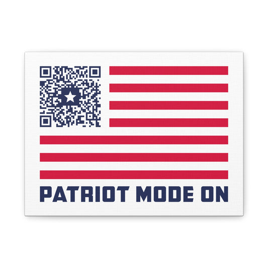 Patriot β Canvas β White β Patriot Mode On - QR NATION