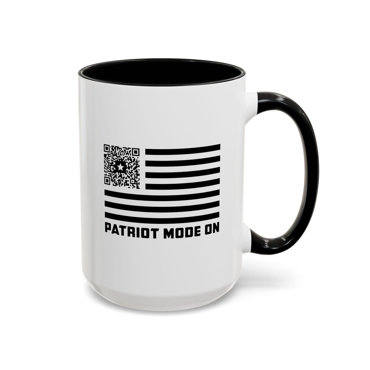 Patriot – Mug – Black – Patriot Mode On - QR NATION