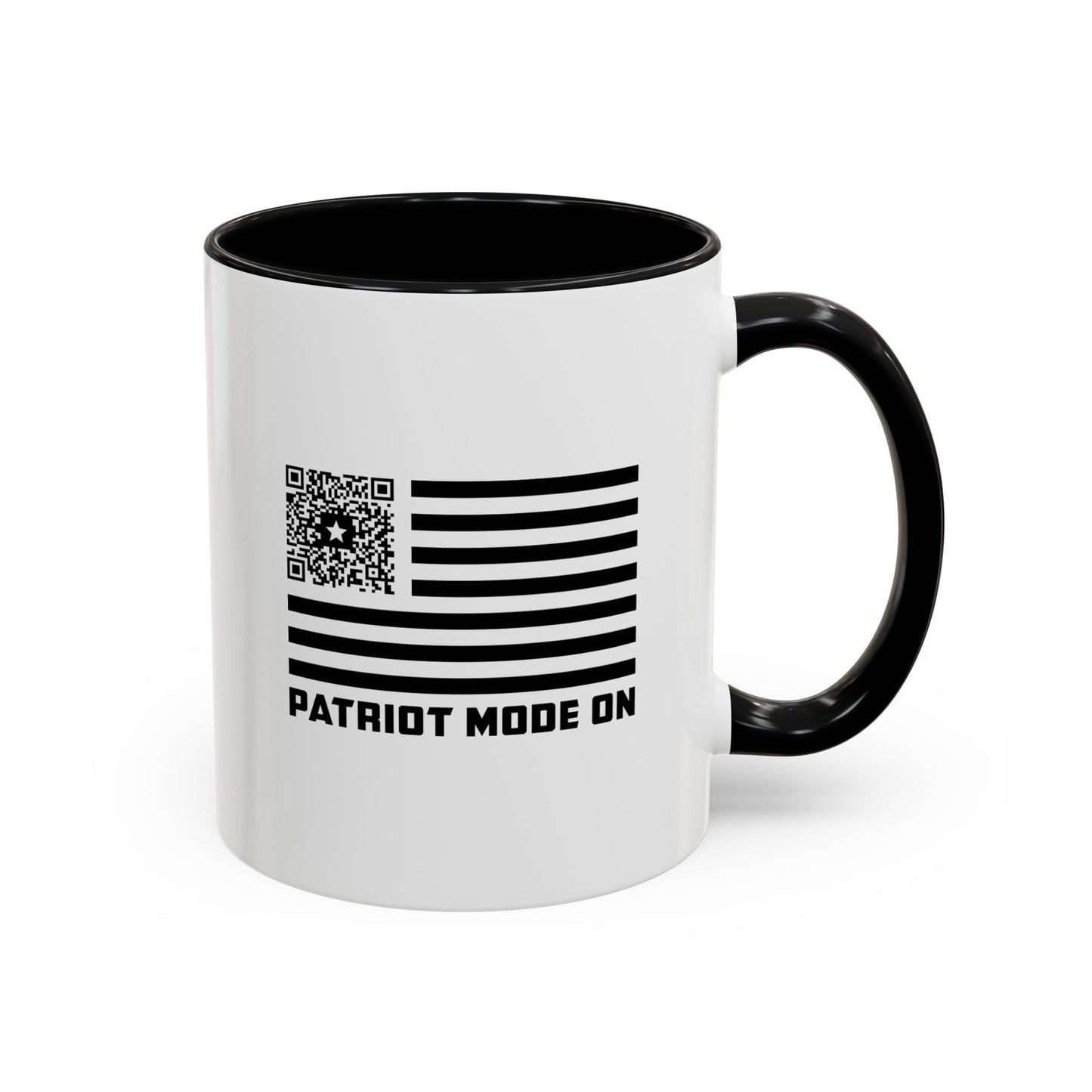 Patriot – Mug – Black – Patriot Mode On - QR NATION