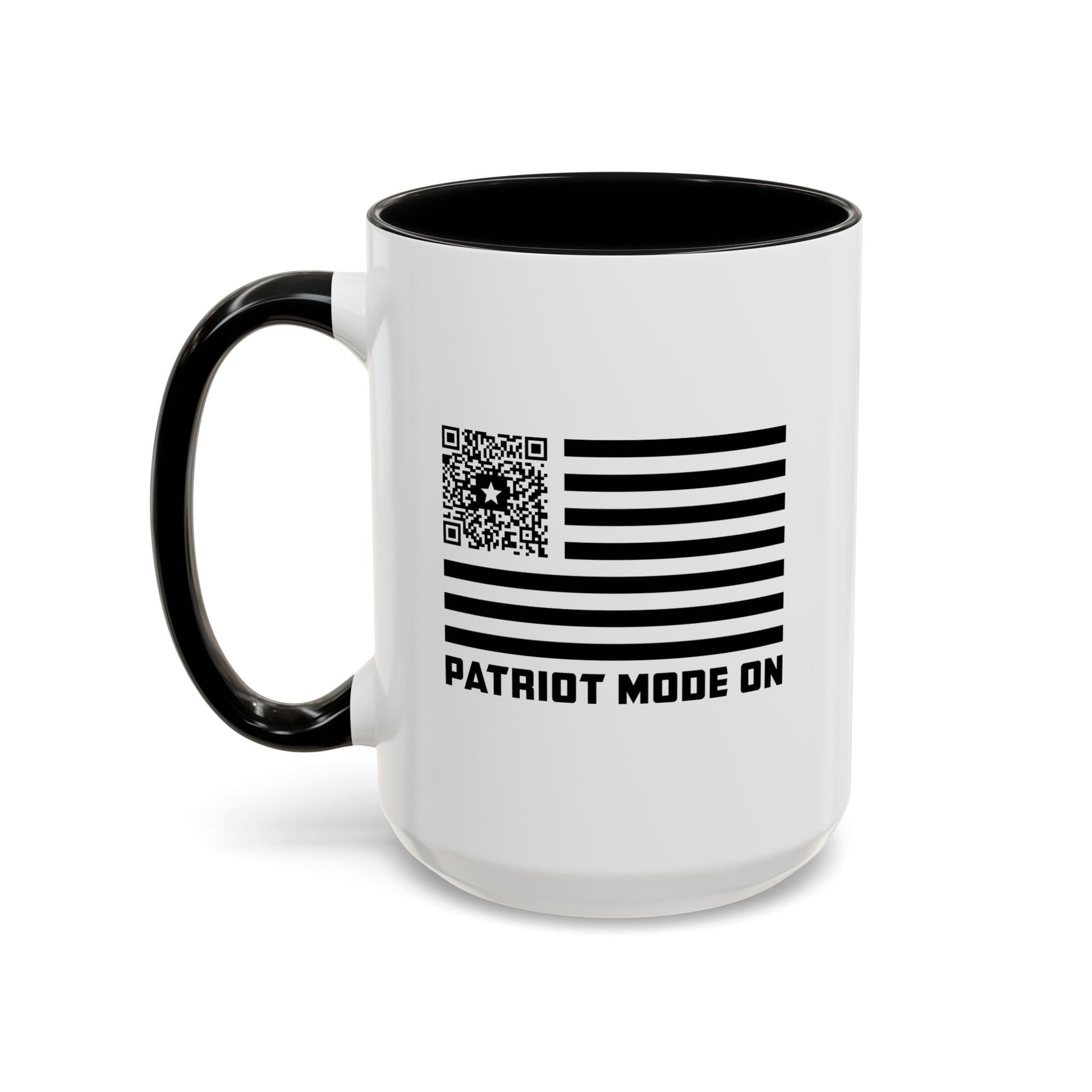 Patriot – Mug – Black – Patriot Mode On - QR NATION