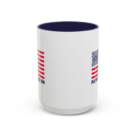 Patriot β Mug β Navy β Patriot Mode On - QR NATION