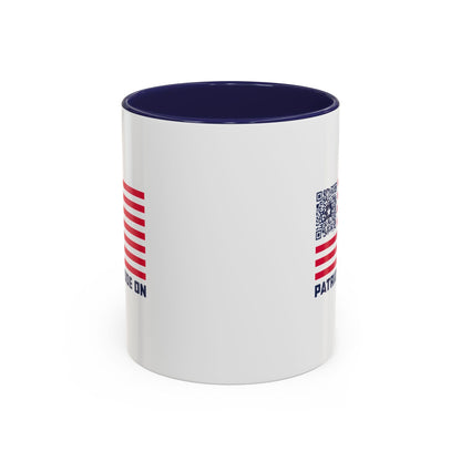 Patriot – Mug – Navy – Patriot Mode On - QR NATION