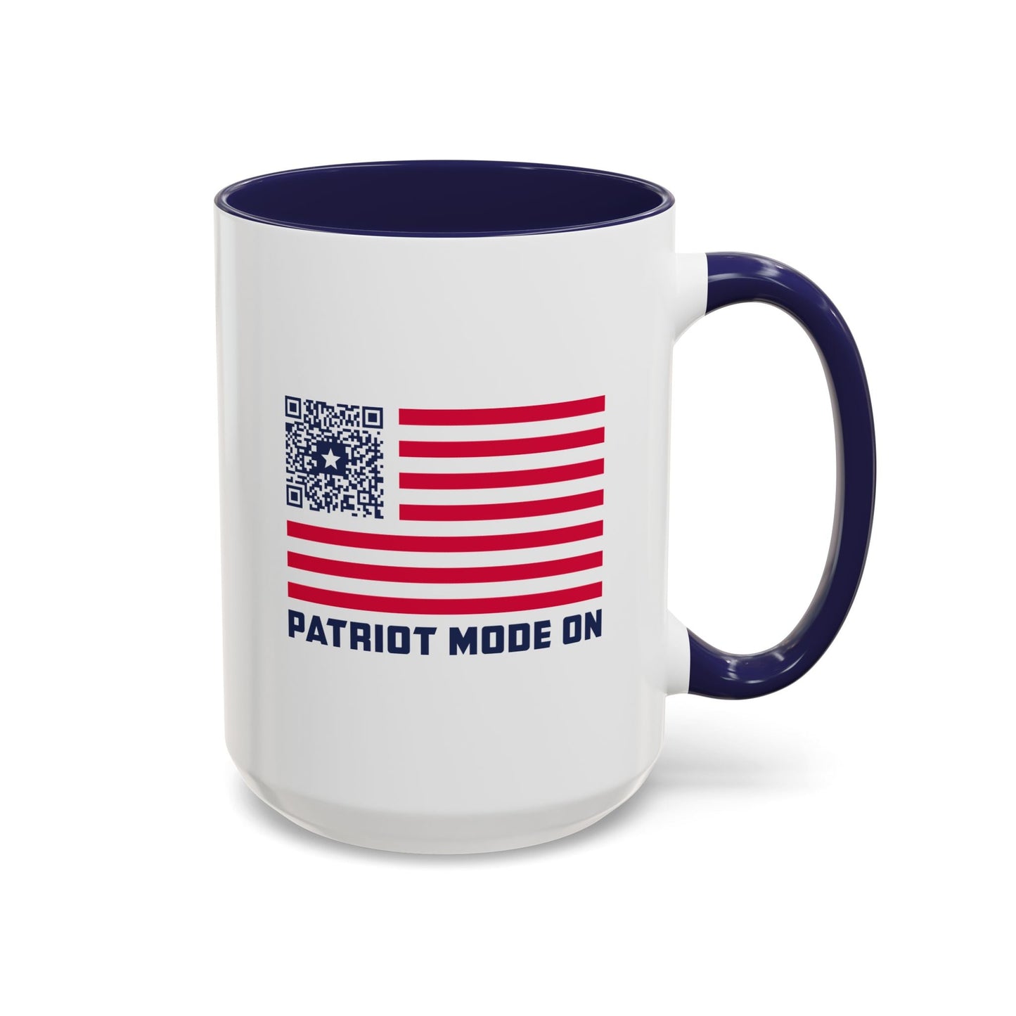 Patriot – Mug – Navy – Patriot Mode On - QR NATION
