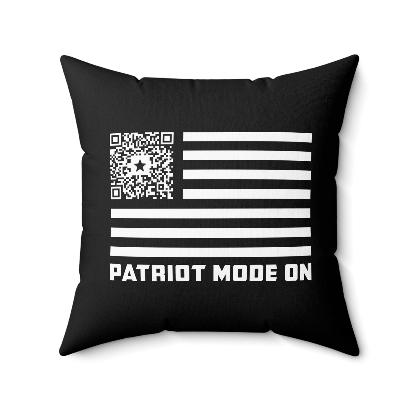 Patriot – Pillow – Black – Patriot Mode On - QR NATION