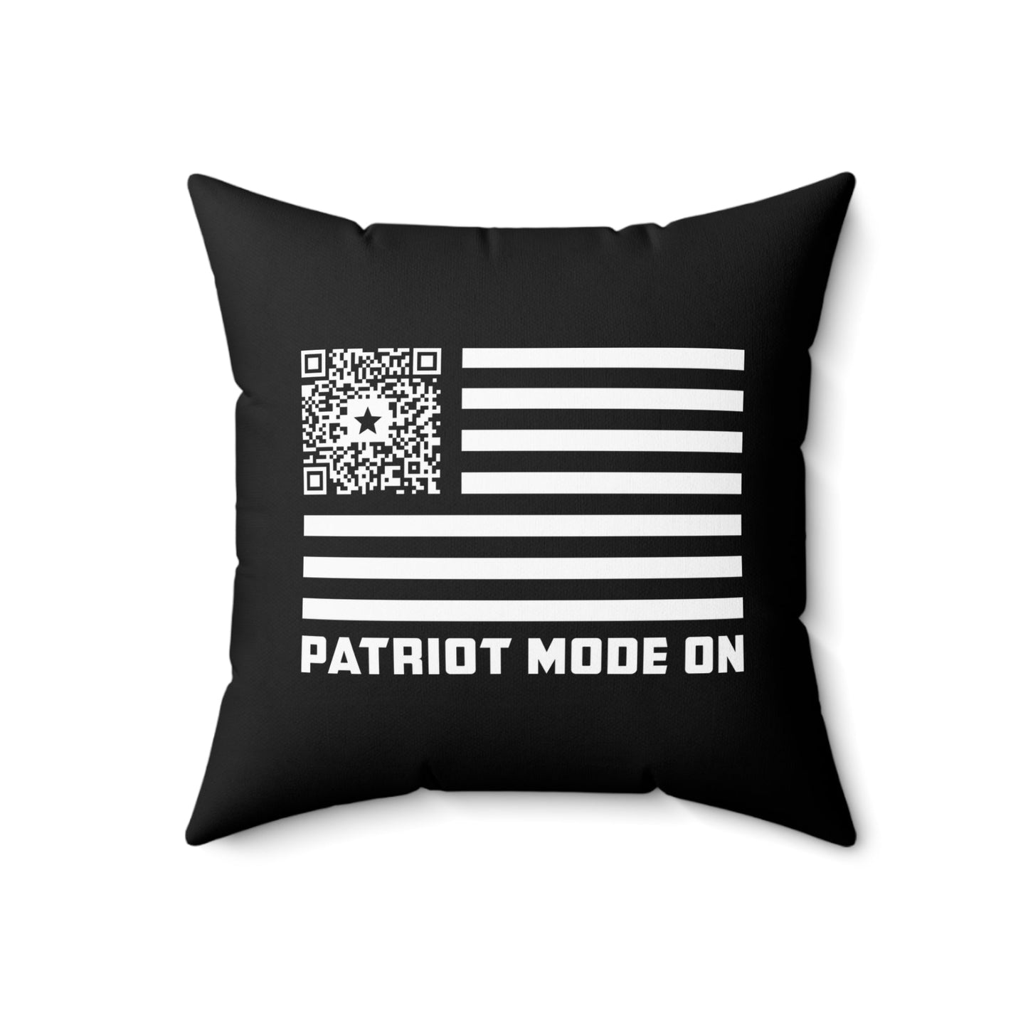 Patriot – Pillow – Black – Patriot Mode On - QR NATION