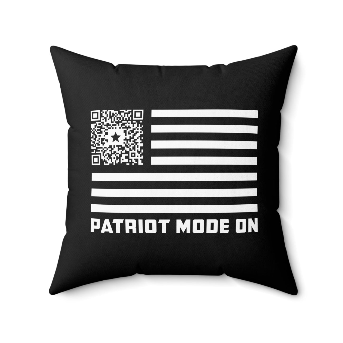 Patriot – Pillow – Black – Patriot Mode On - QR NATION