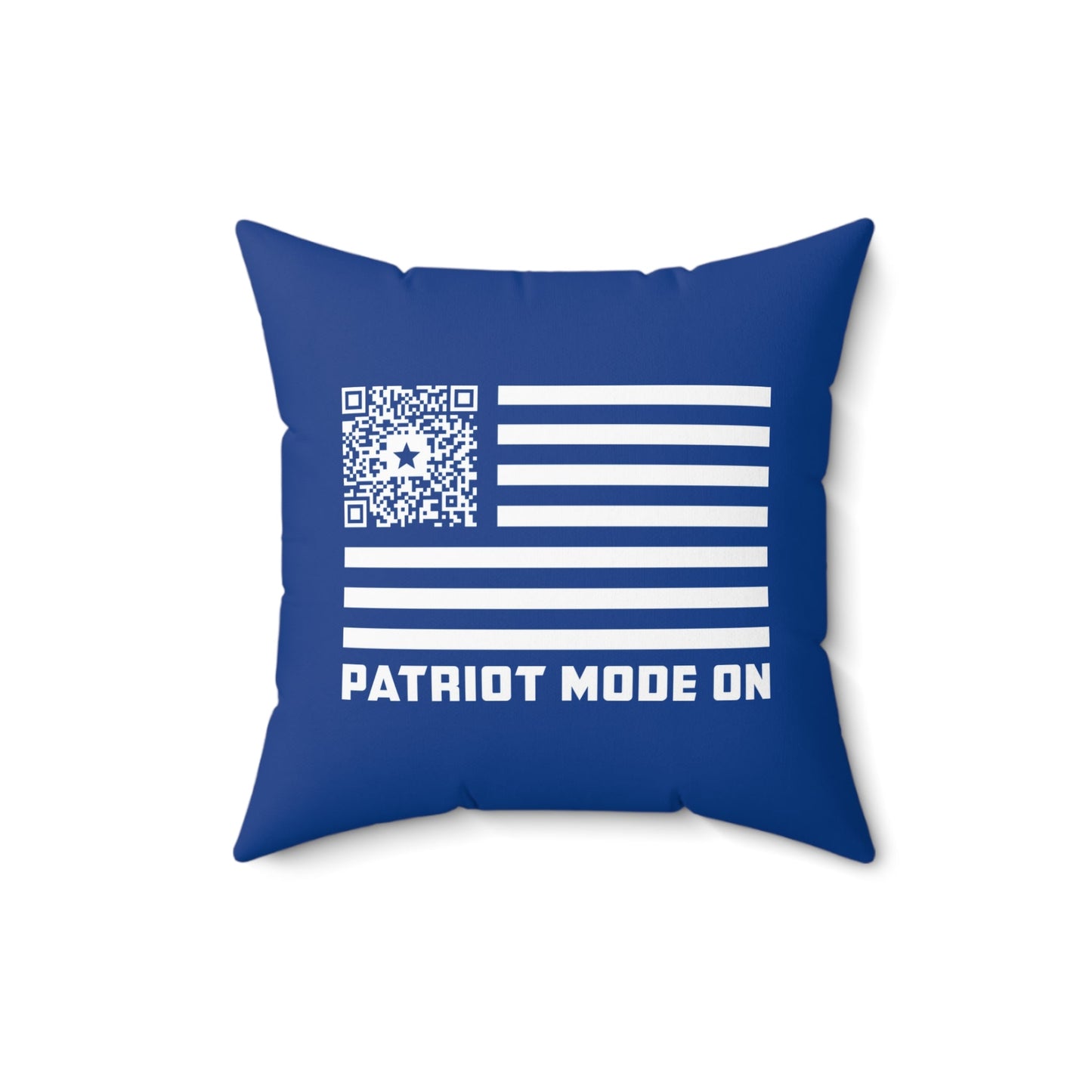 Patriot – Pillow – Dark Blue – Patriot Mode On - QR NATION