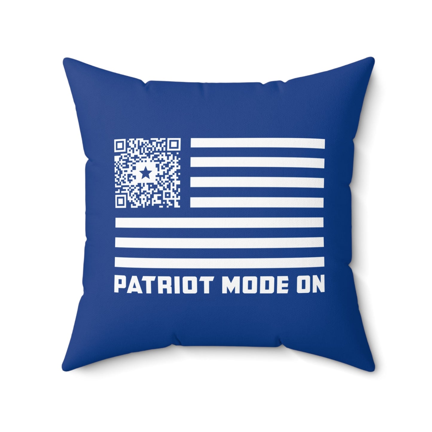 Patriot – Pillow – Dark Blue – Patriot Mode On - QR NATION