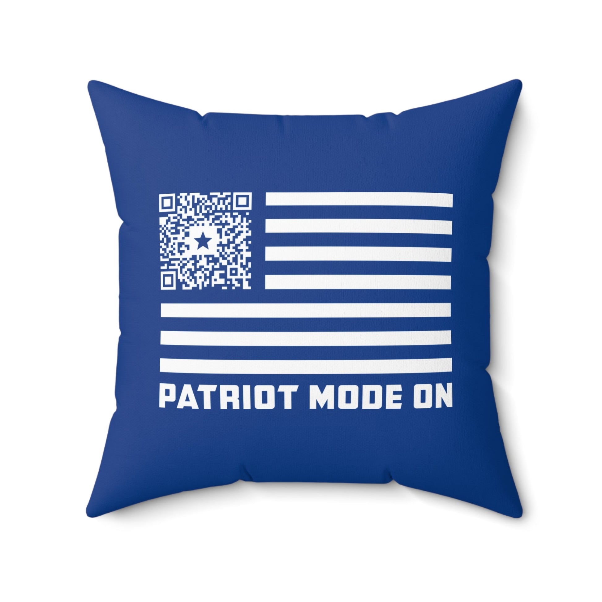 Patriot – Pillow – Dark Blue – Patriot Mode On - QR NATION