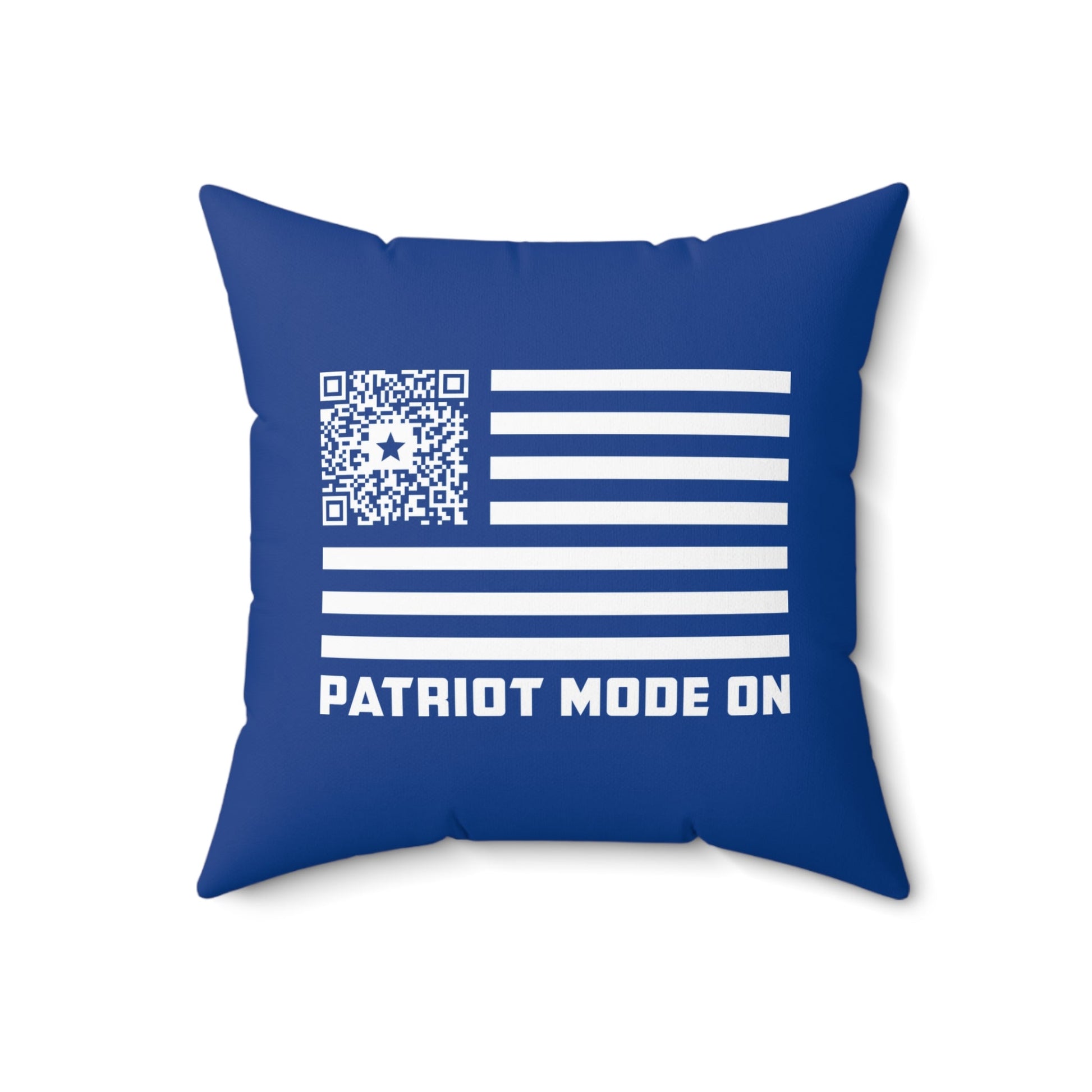 Patriot – Pillow – Dark Blue – Patriot Mode On - QR NATION