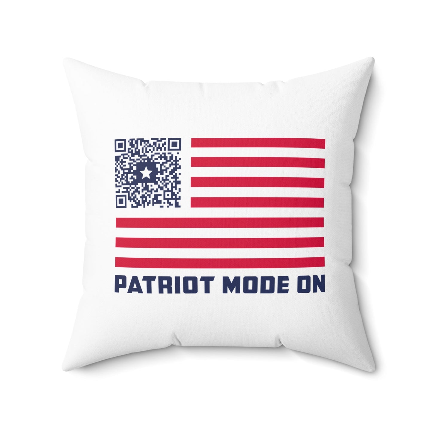 Patriot – Pillow – White – Patriot Mode On - QR NATION