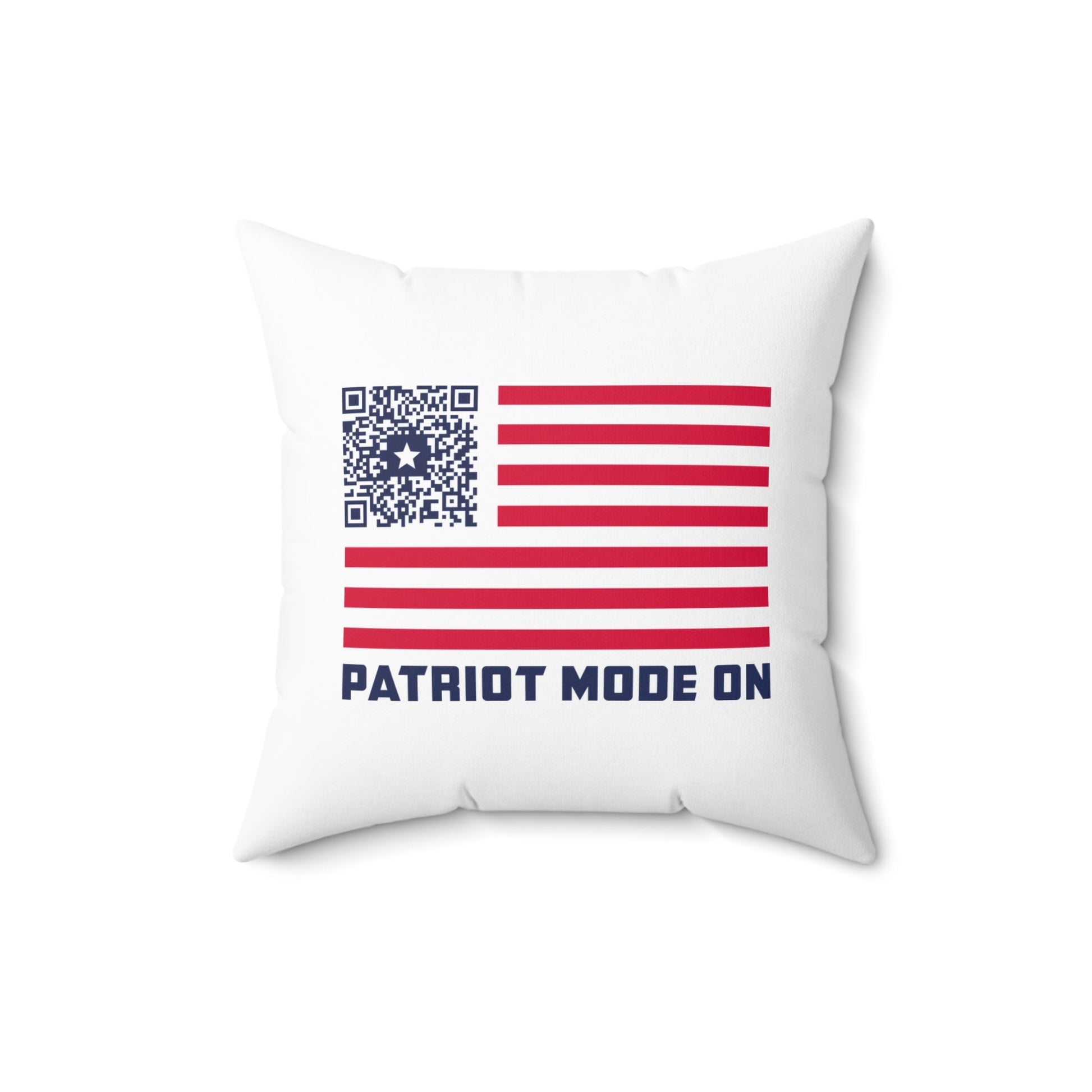 Patriot – Pillow – White – Patriot Mode On - QR NATION