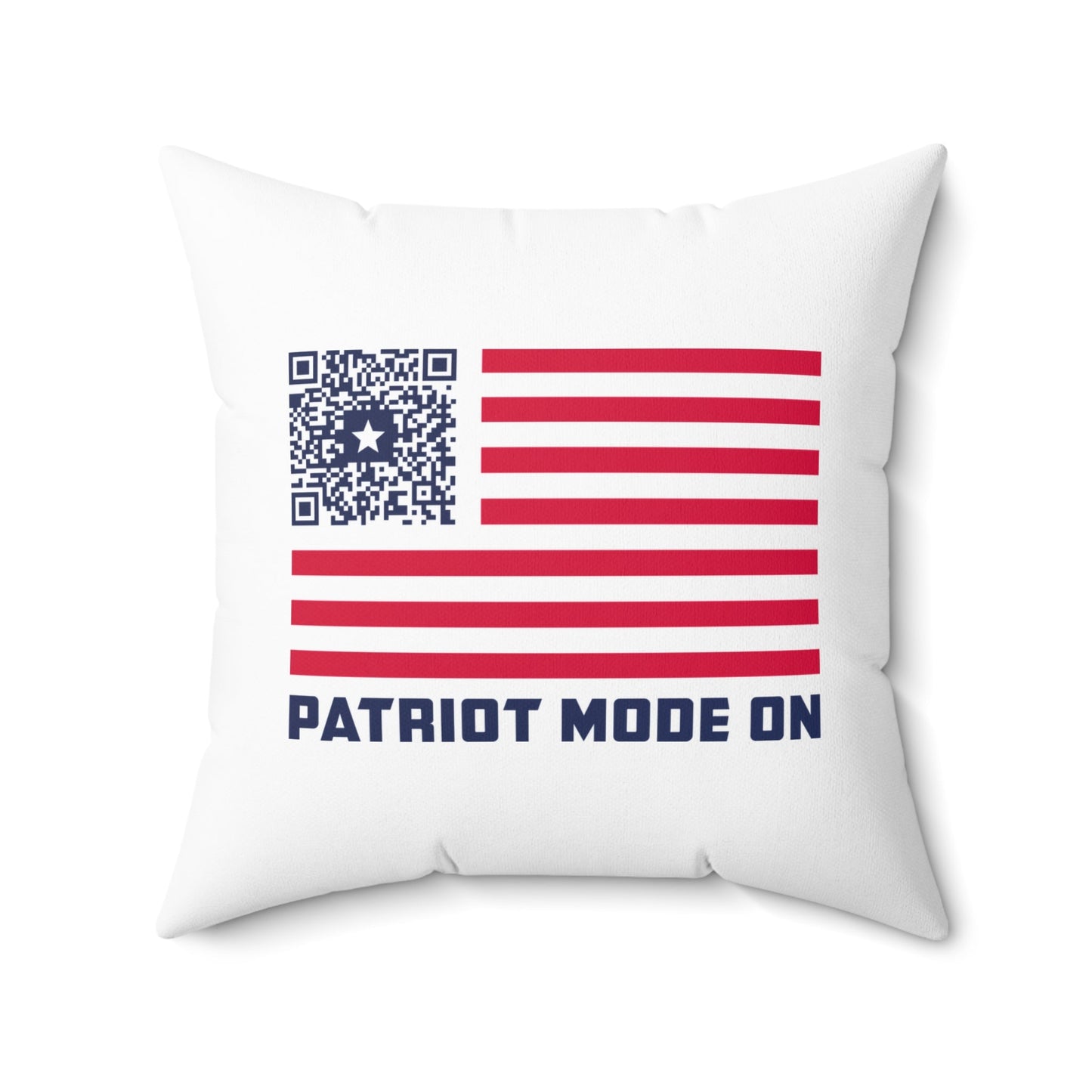 Patriot – Pillow – White – Patriot Mode On - QR NATION