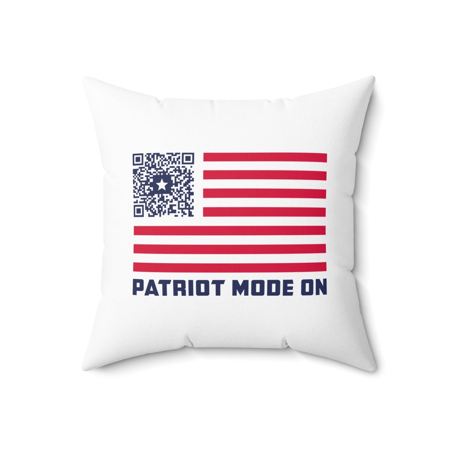 Patriot – Pillow – White – Patriot Mode On - QR NATION