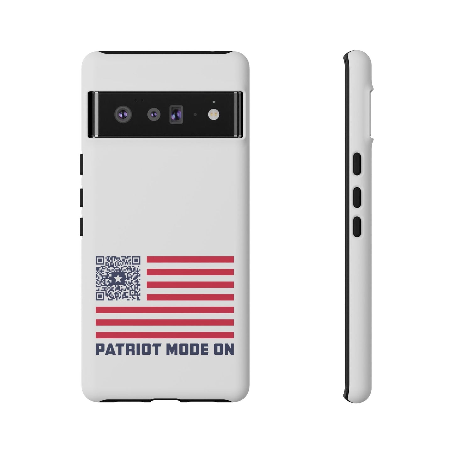 Patriot – Tough Case – White – Patriot Mode On - QR NATION
