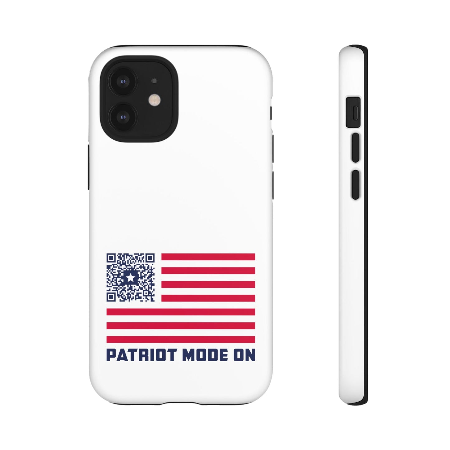 Patriot – Tough Case – White – Patriot Mode On - QR NATION