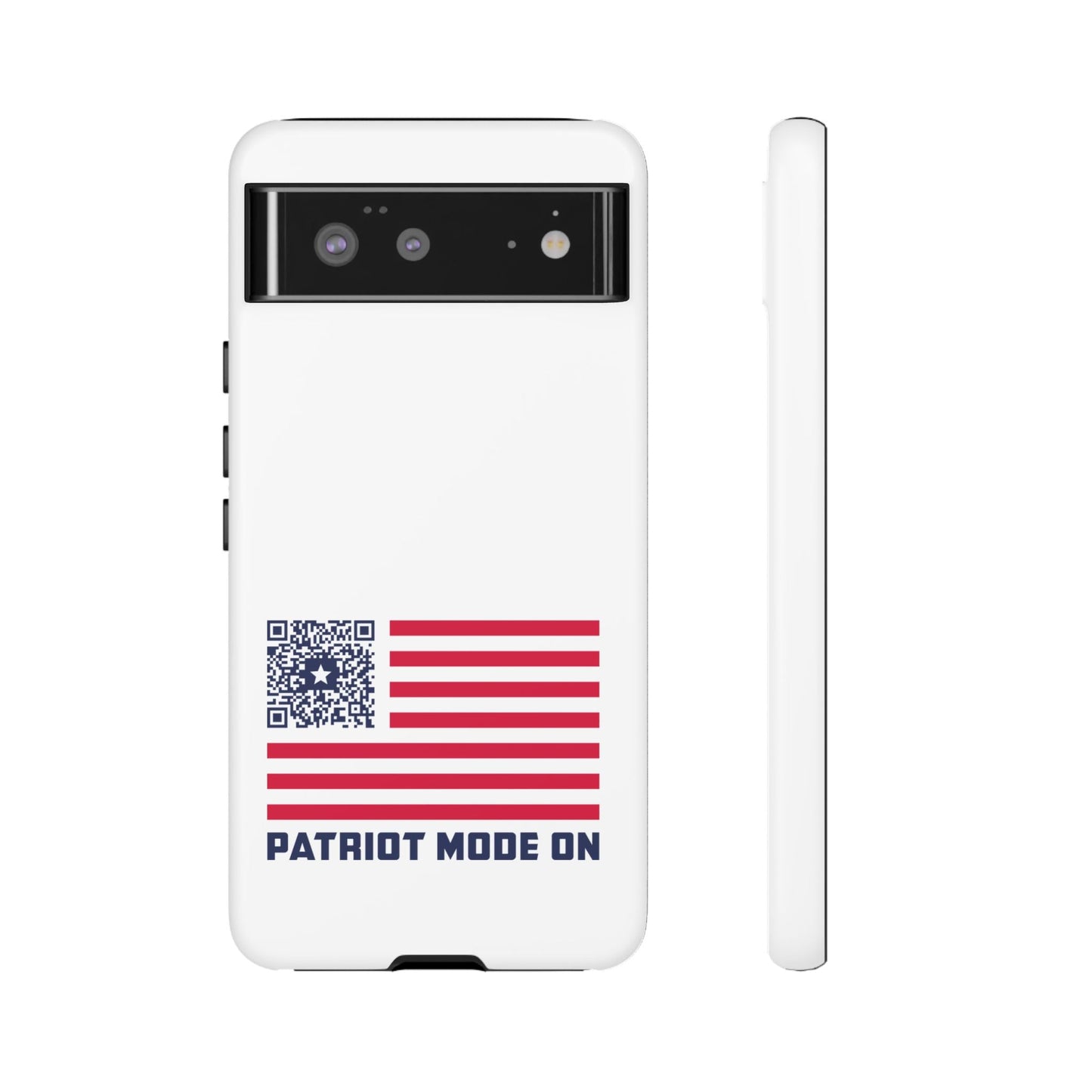 Patriot – Tough Case – White – Patriot Mode On - QR NATION