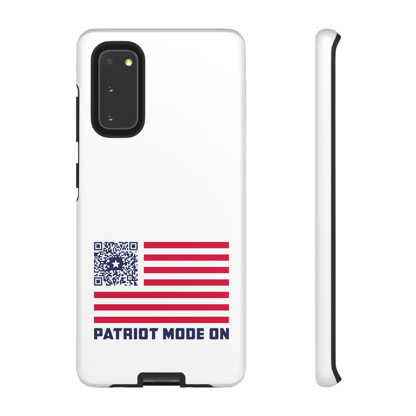 Patriot – Tough Case – White – Patriot Mode On - QR NATION