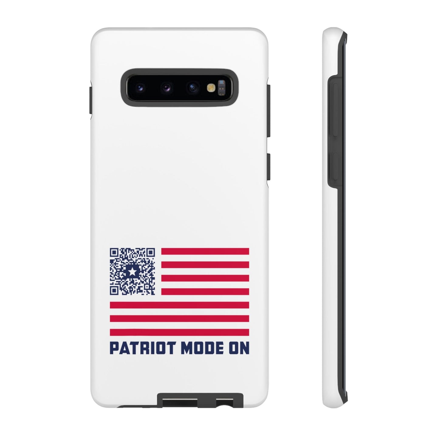 Patriot – Tough Case – White – Patriot Mode On - QR NATION