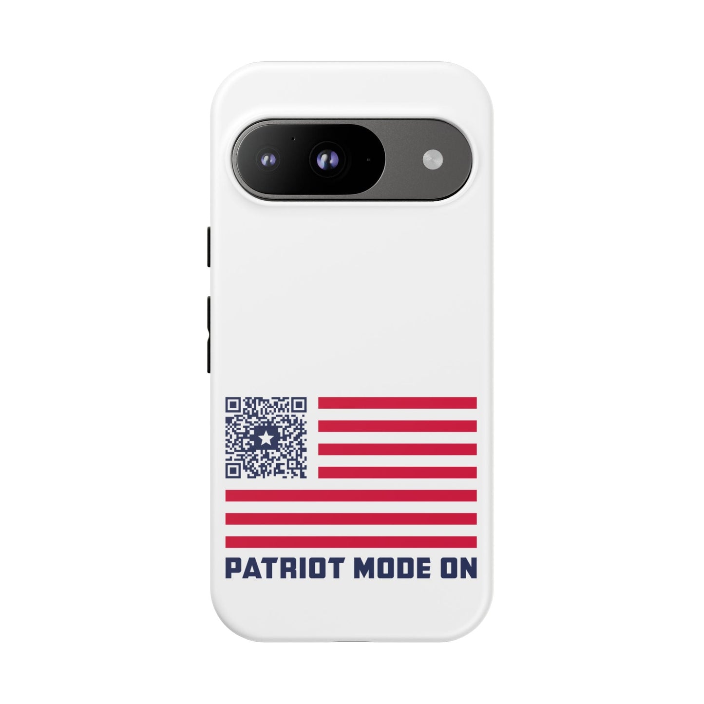 Patriot – Tough Case – White – Patriot Mode On - QR NATION