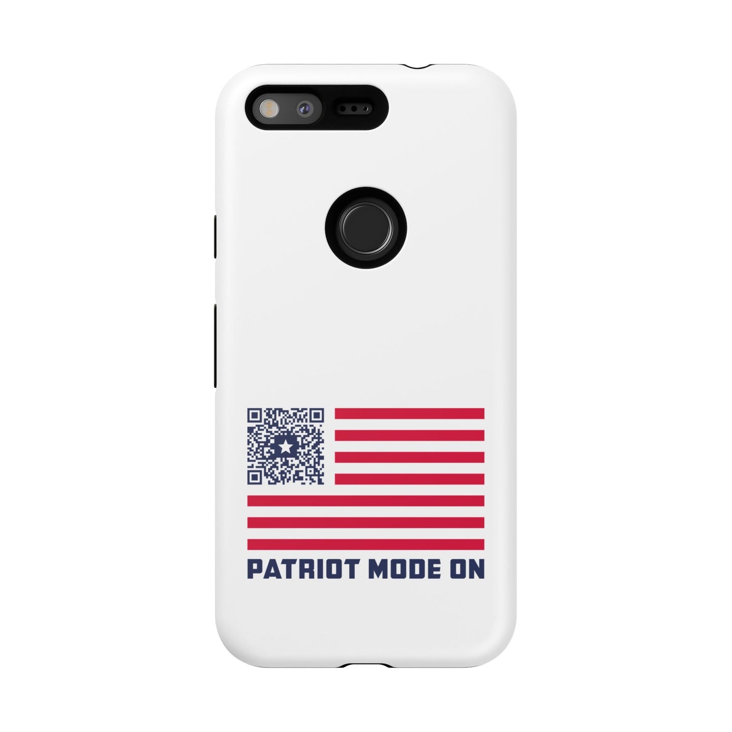 Patriot – Tough Case – White – Patriot Mode On - QR NATION